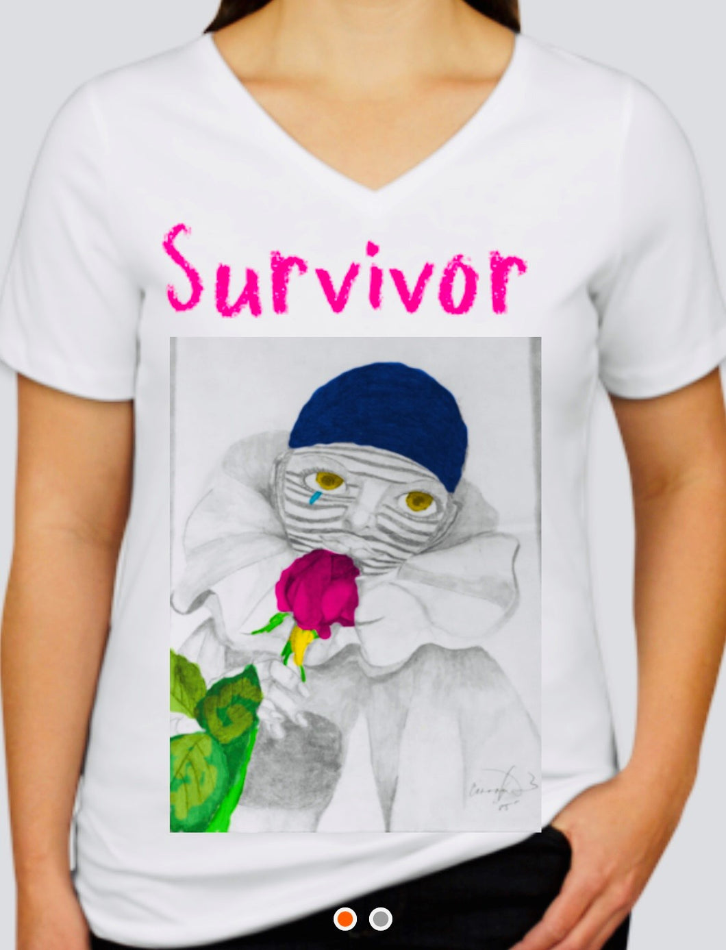 Survivor V neck Tee's©