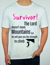 Load image into Gallery viewer, Survivor- &quot;Word Play Tees- Mountains&quot;