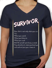 Load image into Gallery viewer, Survivor- &quot;V-Neck-Word Play Tee&quot;